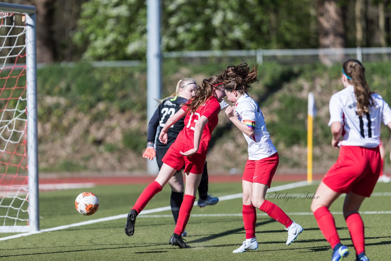 Bild 186 - wBJ Walddoerfer - Eimsbuettel : Ergebnis: 5:3